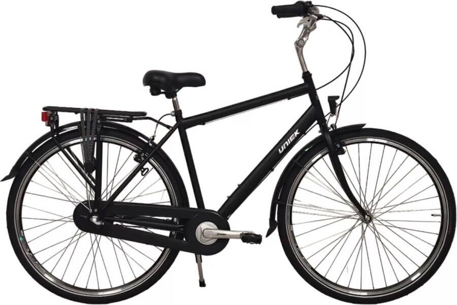 Uniek : Heren Stadsfiets N3 50cm 28'' mat zwart