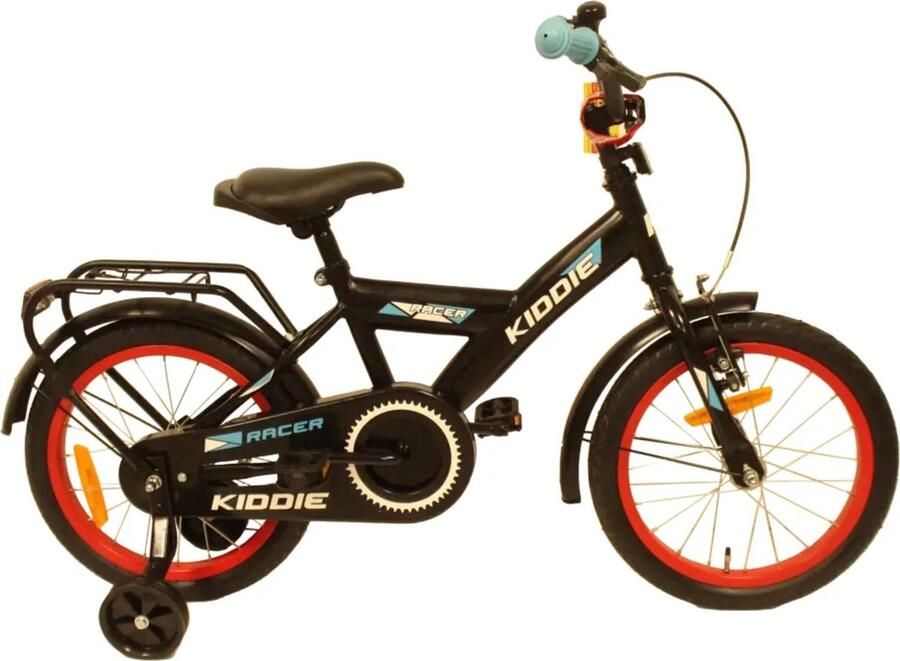 Uniek Kinderfiets 1Speed 16'' Black Red