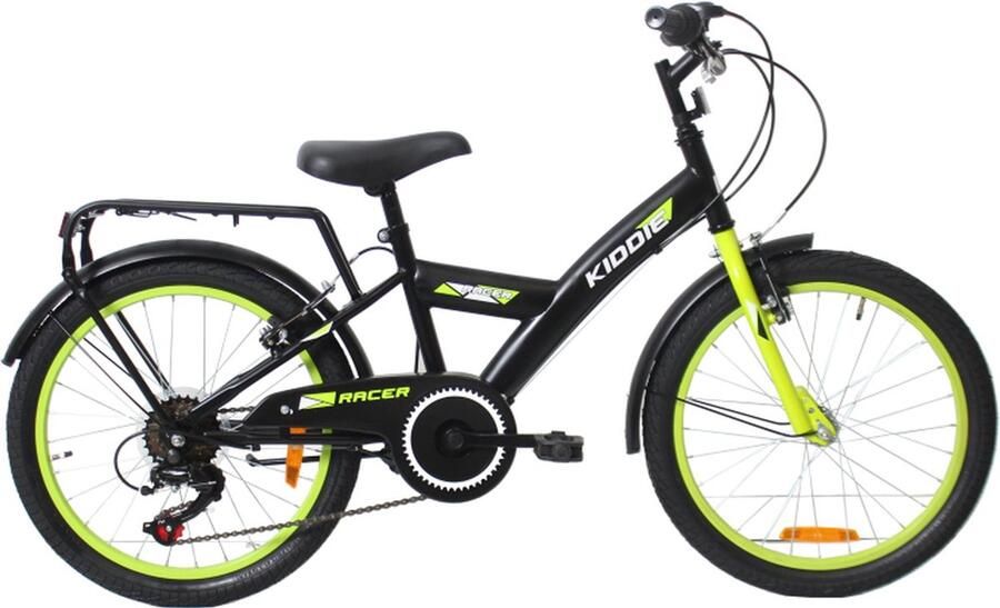 Uniek Kinderfiets 6Speed 20'' Black Green