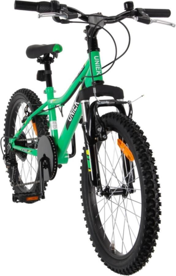Uniek Kinderfiets Attack J 20'' 6V Groen Zwart - Foto 2