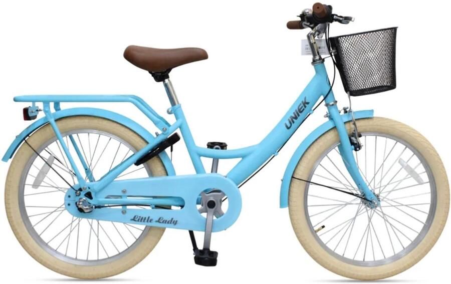 Uniek Kinderfiets Girly 20'' 3Nexus Licht Blauw