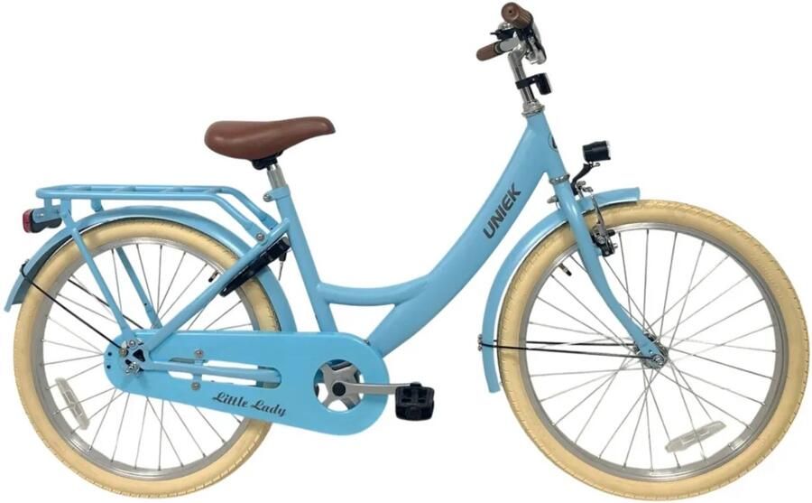 Uniek Kinderfiets Girly 22'' 1N Licht Blauw