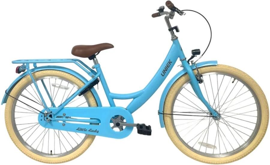 Uniek Kinderfiets Girly 24'' 1N Licht Blauw