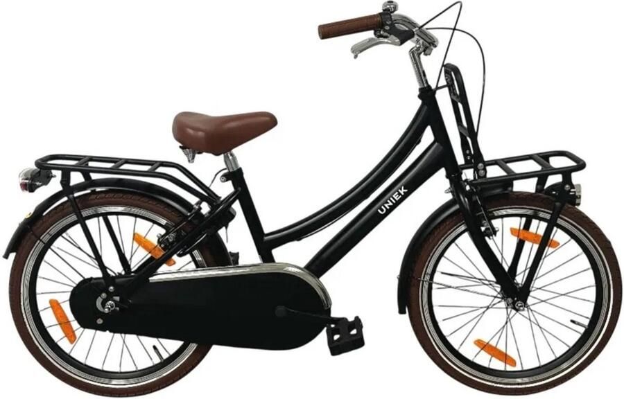 Uniek Transportfiets Dutch Cargo 20'' 1N Mat Zwart