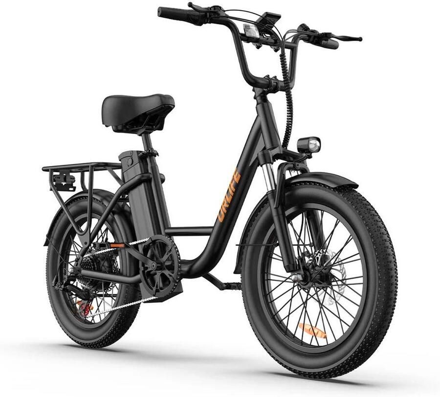 URLIFE E20 E-Bike 20 inch 80km actieradius-250W motor zwart