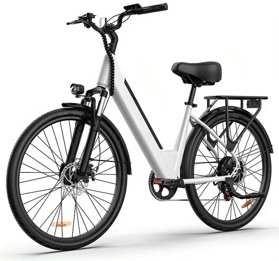 URlife E26 26-inch elektrische fiets met uitneembare 48V 10 4Ah-accu