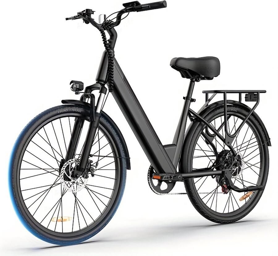 URlife E26 26-inch elektrische fiets met uitneembare 48V 10 4Ah-accu