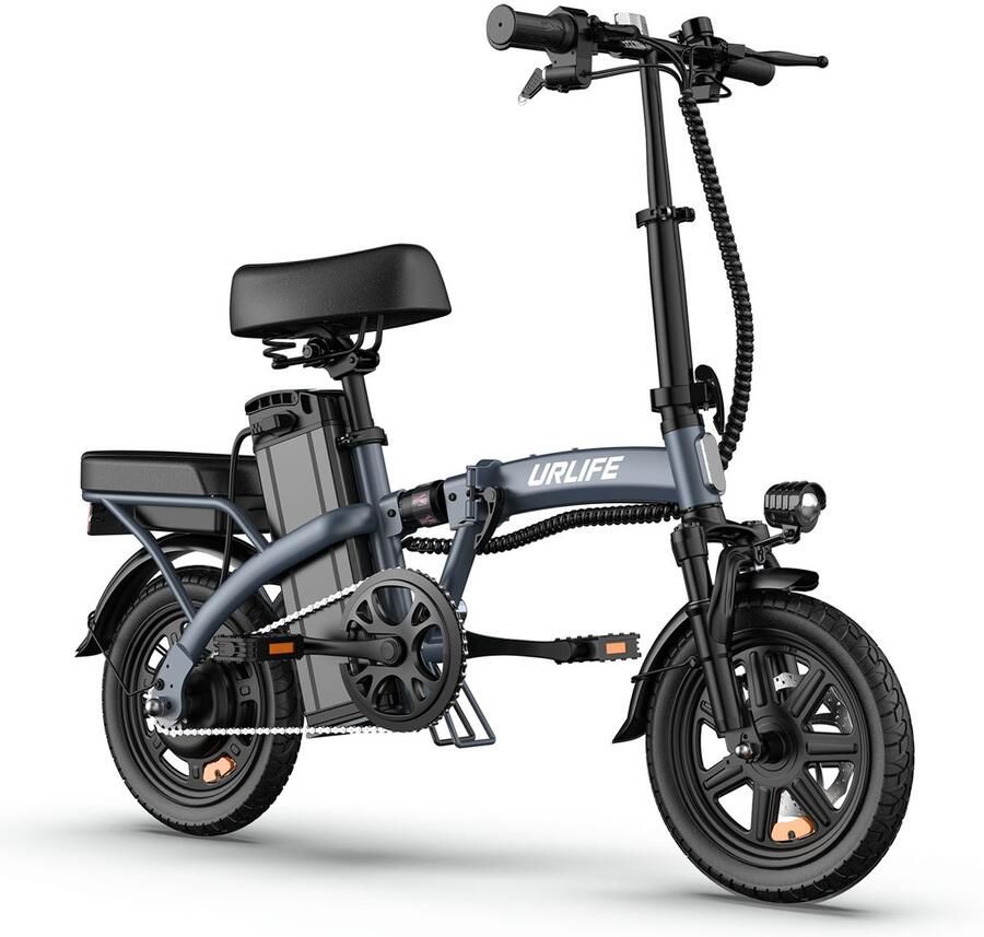 URLIFE F1L E-Bike 14 inch 40km actieradius 250W motor grijs