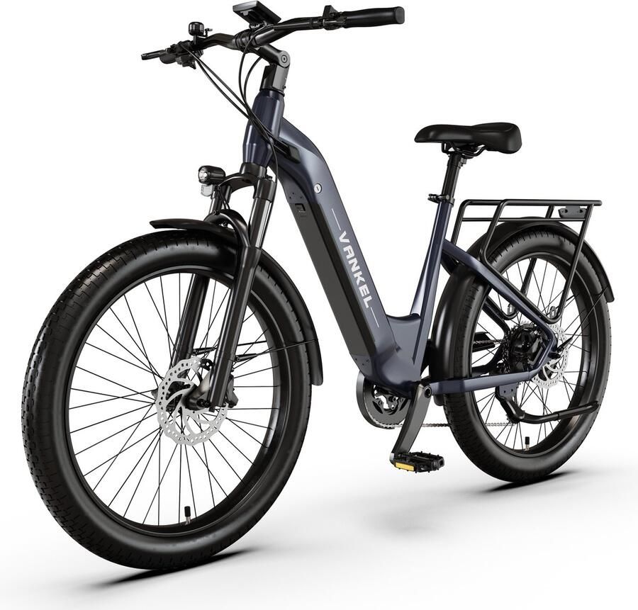 Vankel GUNAI P2 26 inch elektrische fiets 120 km actieradius 48V 15Ah LG accu verende voorvork met lock-out functie hydraulische schijfrem Shi o 7-speed dubbele krachtsensor aluminium frame zwart