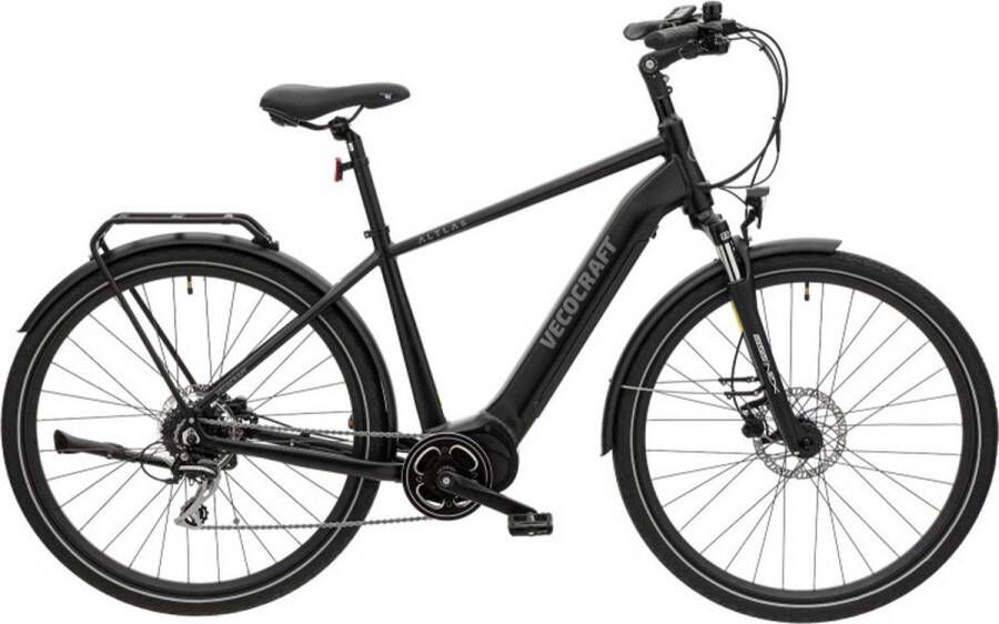 Vecocraft Atlas midmotor e-bike 8 sp zwart