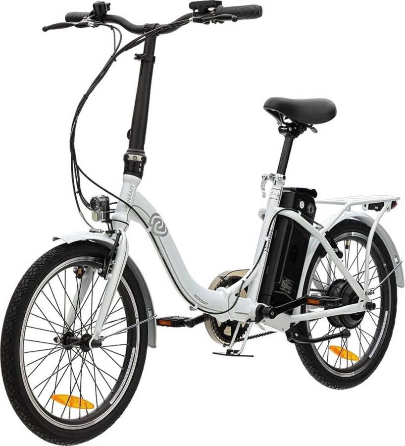 Vecocraft Nemesis elektrische vouwfiets wit 13 Ah.