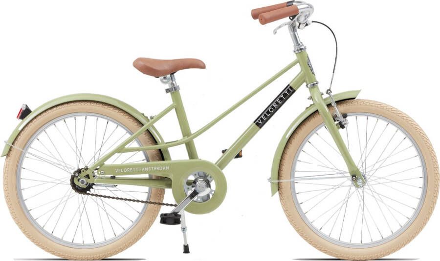 Veloretti Junior Kinderfiets 20 inch Groen 5-8 jaar