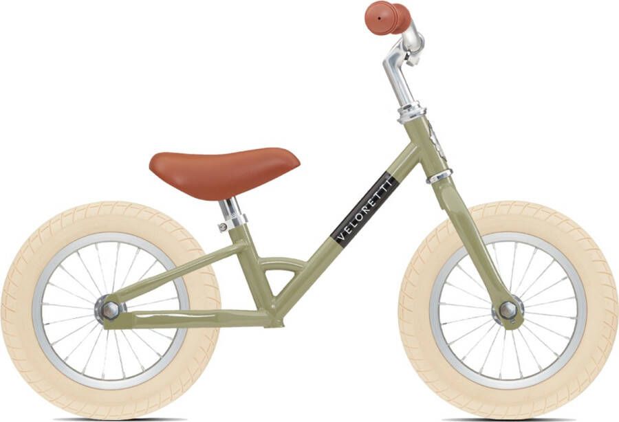 Veloretti Mini loopfiets 12 inch Groen 2-4 jaar