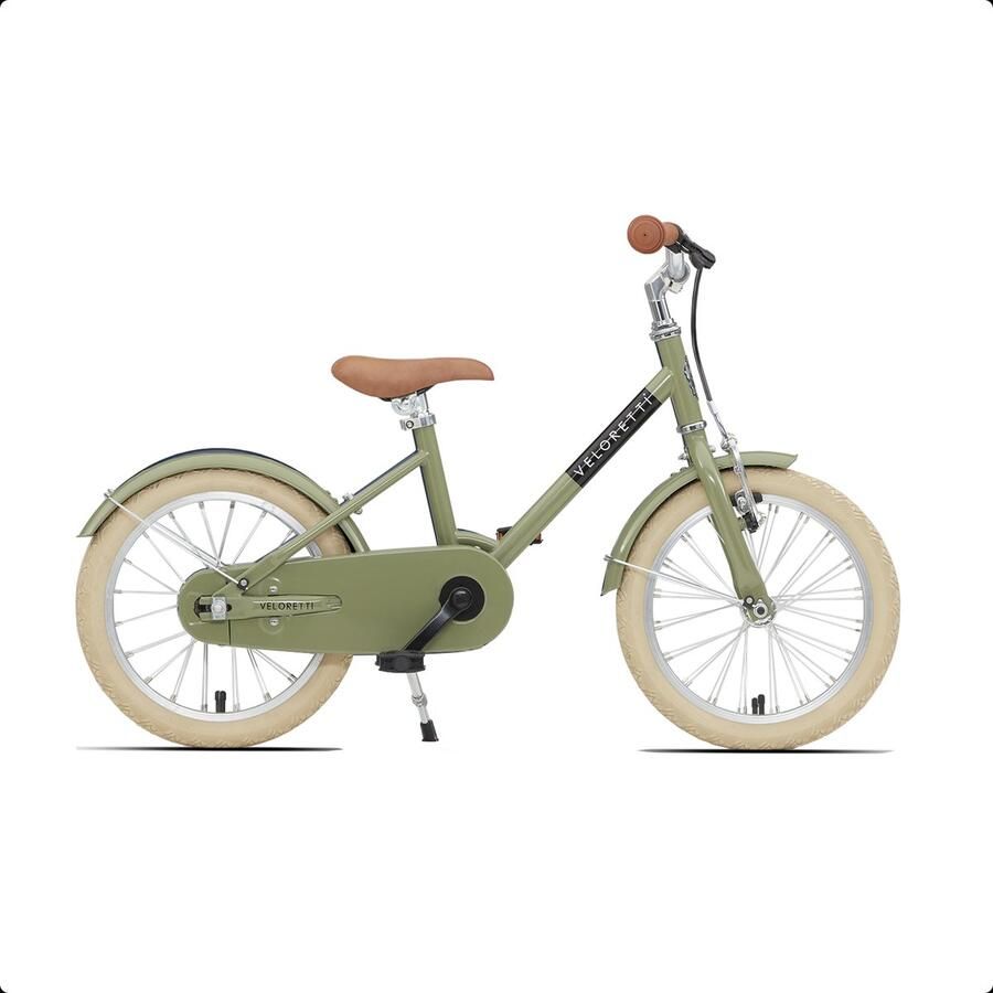 Velore tti Maxi Kinderfiets 16 inch voor kinderen 4-6 jaar groen