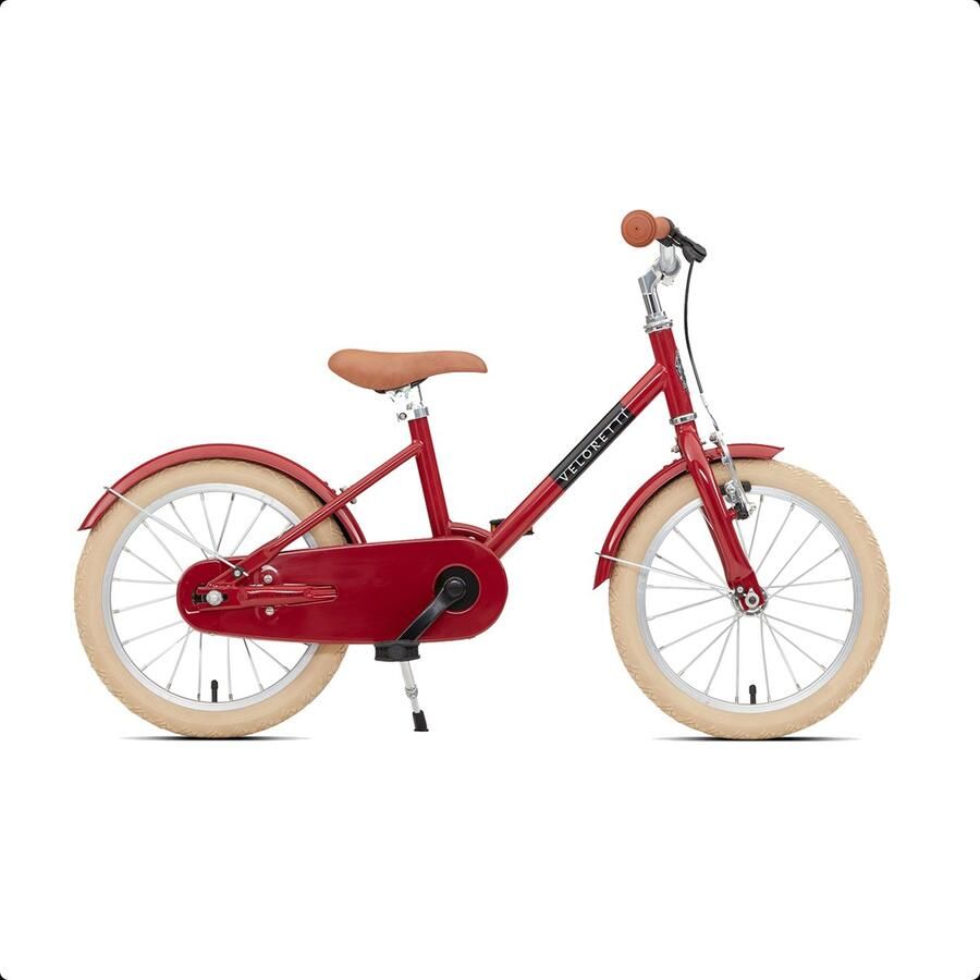 Velore tti kinderfiets Maxi 16 inch rood voor kinderen 4-6 jaar 8kg