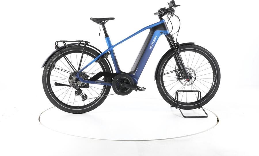 Victoria Fybron 6 Elektrische trekkingfiets Bosch Accu 750Wh 27 5 2023 blauw