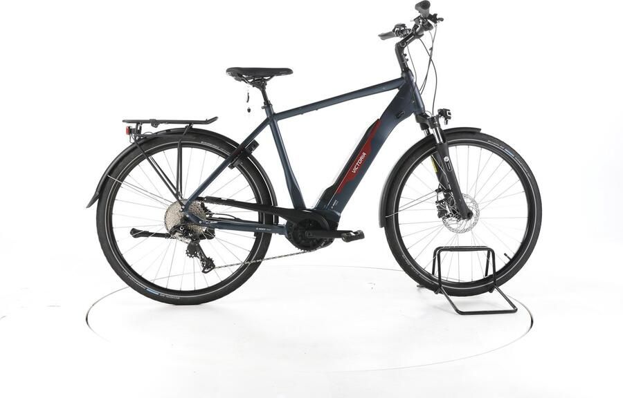 Victoria Tresalo 6 Elektrische trekkingfiets Bosch Accu 545Wh 28 2023 blauw Pro