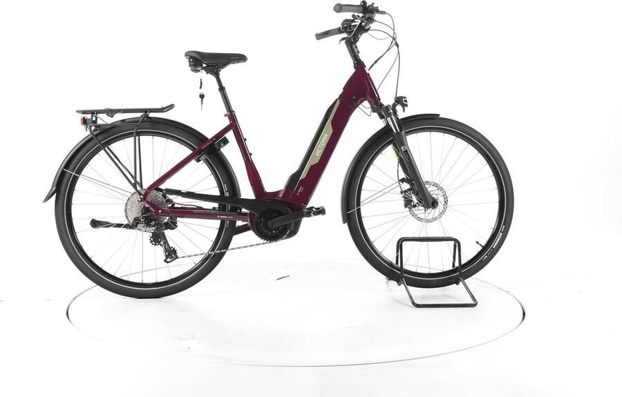 Victoria Tresalo 6 Elektrische trekkingfiets Bosch Accu 545Wh 28 2023 paars Pro