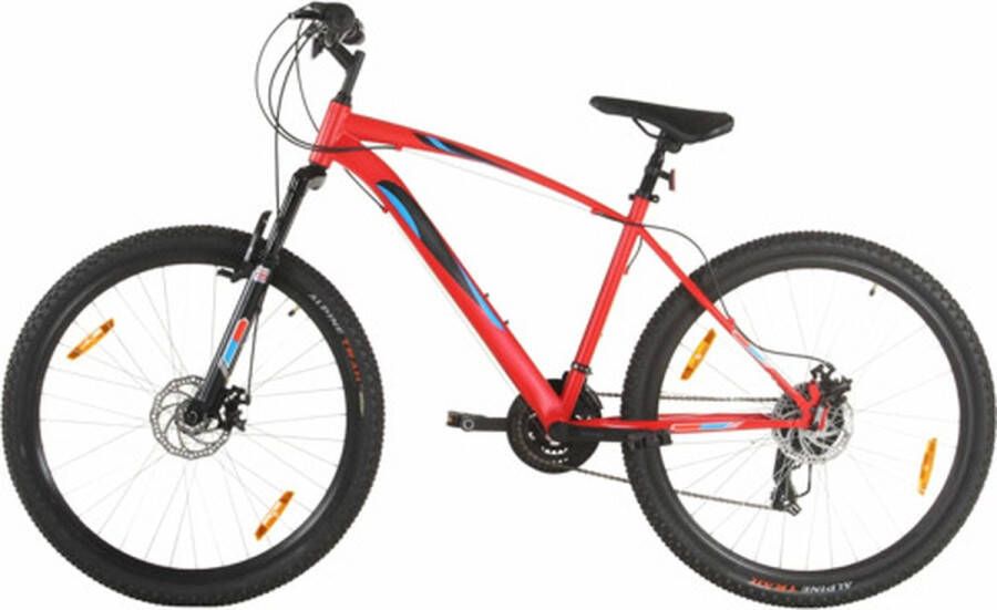 vidaXL Mountainbike 21 versnellingen 29 inch wielen 48 cm frame rood