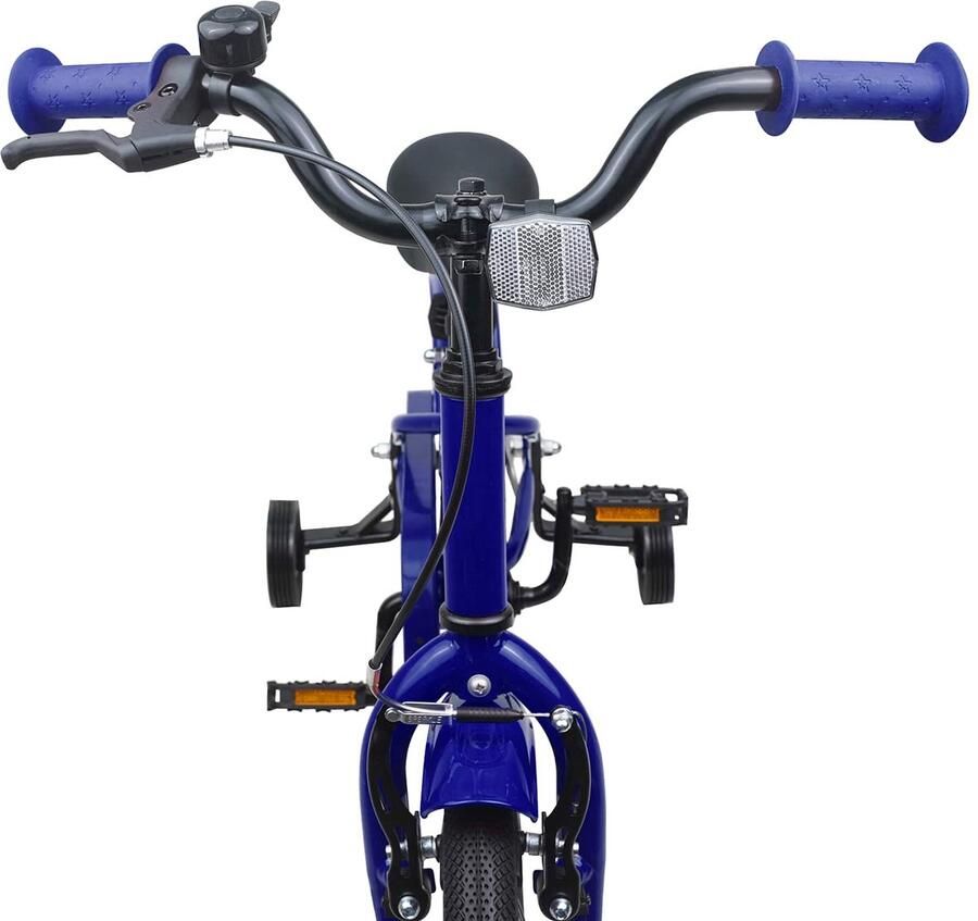 VidaXL Kinderfiets 14 Inch voor 3-5 jaar oud Donkerblauw