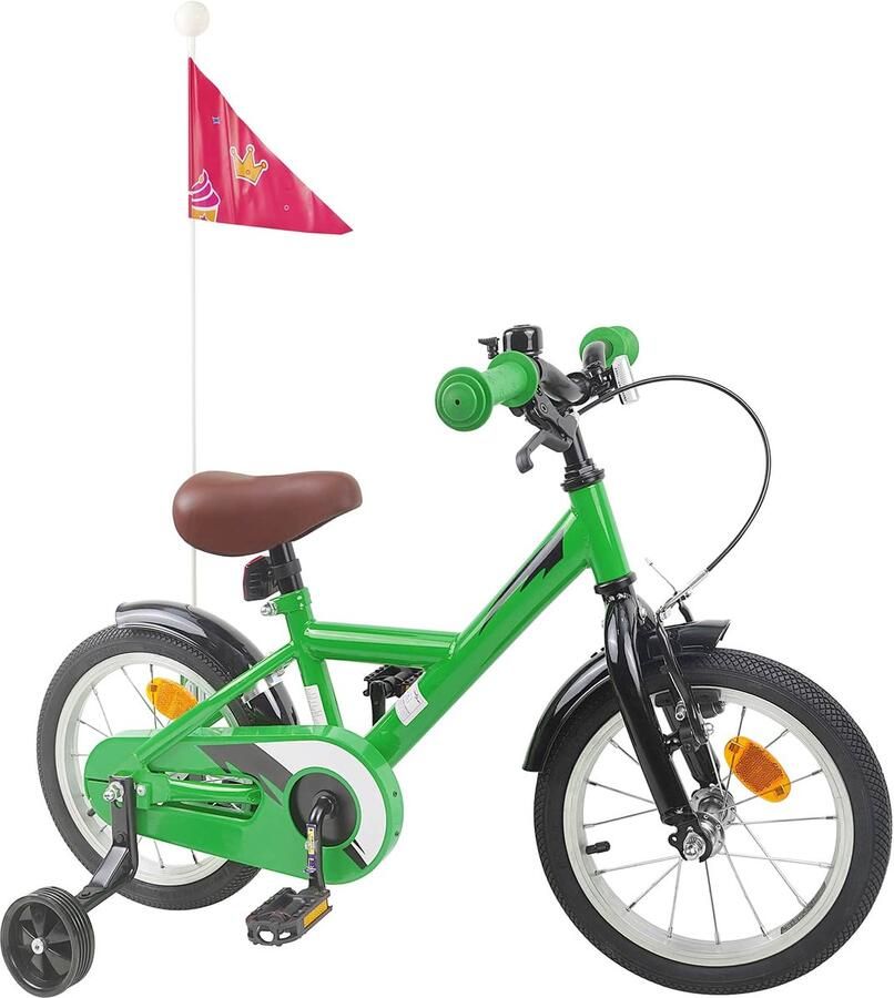 VidaXL Kinderfiets 12 Inch voor 2-4 jaar oud Groen
