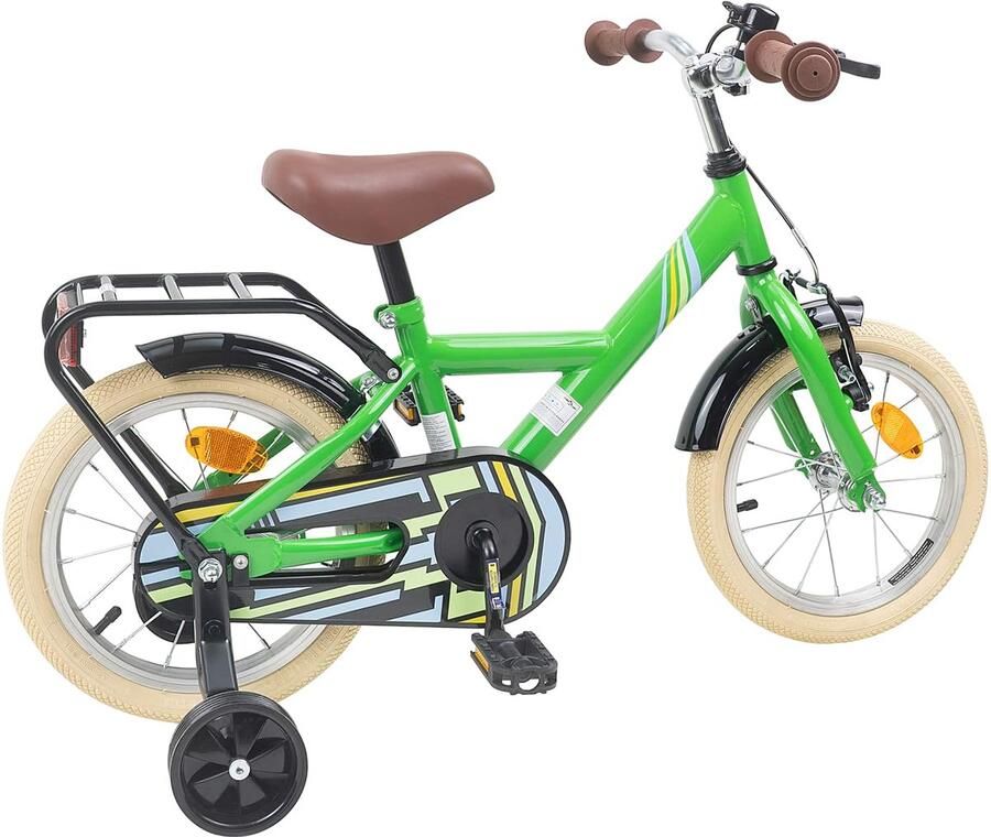 VidaXL Kinderfiets 12 Inch voor 2-4 jaar oud Groen