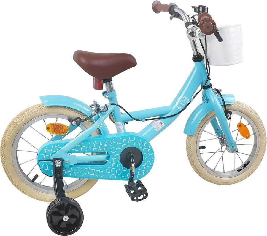 VidaXL Kinderfiets 12 Inch voor 2-4 jaar oud Lichtblauw