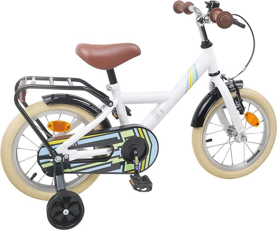 VidaXL Kinderfiets 12 Inch voor 2-4 jaar oud Wit