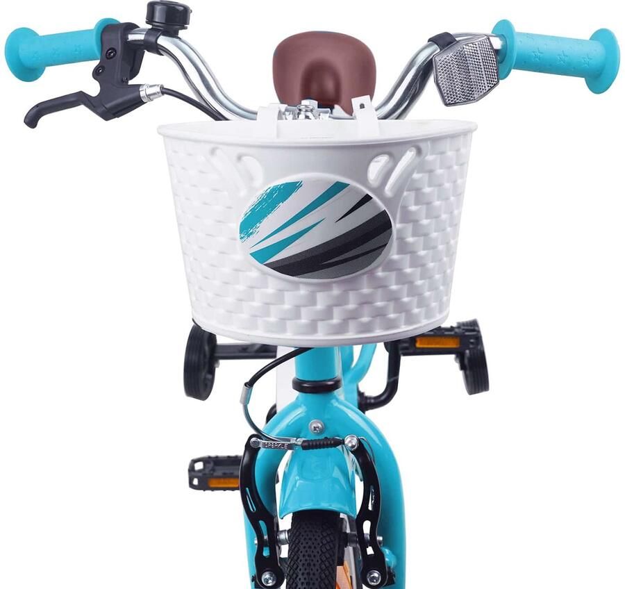 VidaXL Kinderfiets 14 Inch voor 3-5 jaar oud Lichtblauw