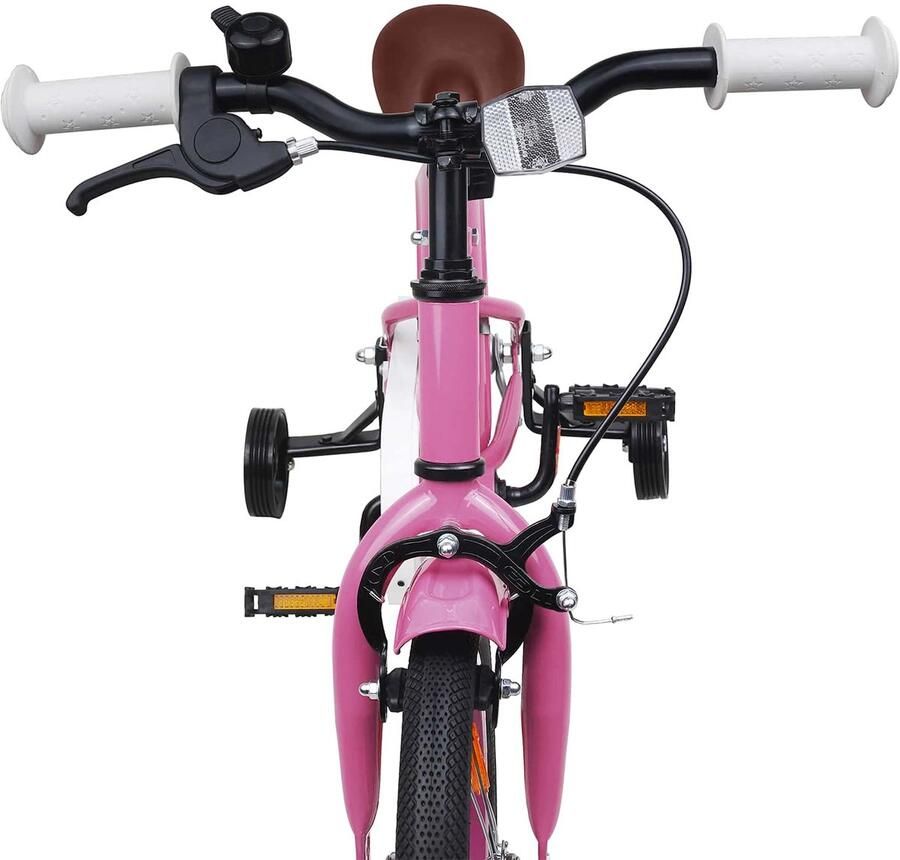 VidaXL Kinderfiets 16 Inch voor 4-6 jaar oud Licht Roze
