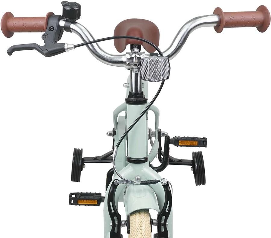 VidaXL Kinderfiets 16 Inch voor 4-6 jaar oud Lichtgroen