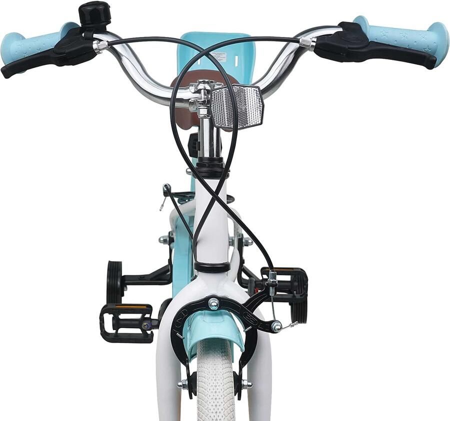 VidaXL Kinderfiets 16 Inch voor 4-6 jaar oud Wit