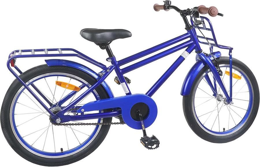 VidaXL Kinderfiets 20 Inch voor 6-11 jaar oud Donkerblauw - Foto 2