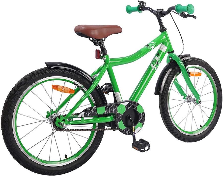 VidaXL Kinderfiets 18 Inch voor 5-7 jaar oud Groen