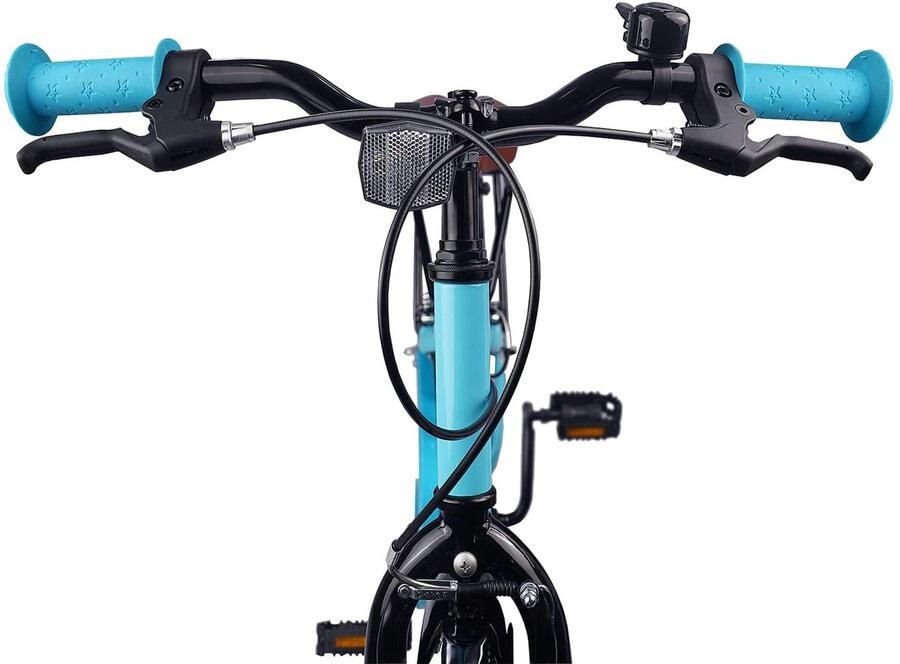 VidaXL Kinderfiets 18 Inch voor 5-7 jaar oud Lichtblauw