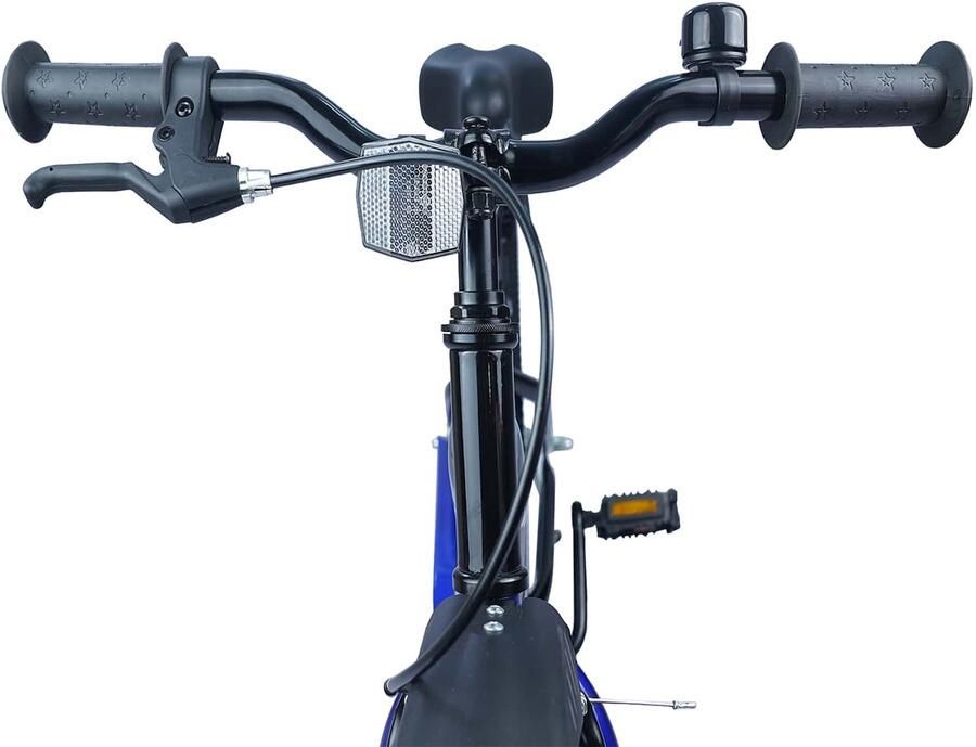 VidaXL Kinderfiets 18 Inch voor 5-7 jaar oud Zwart