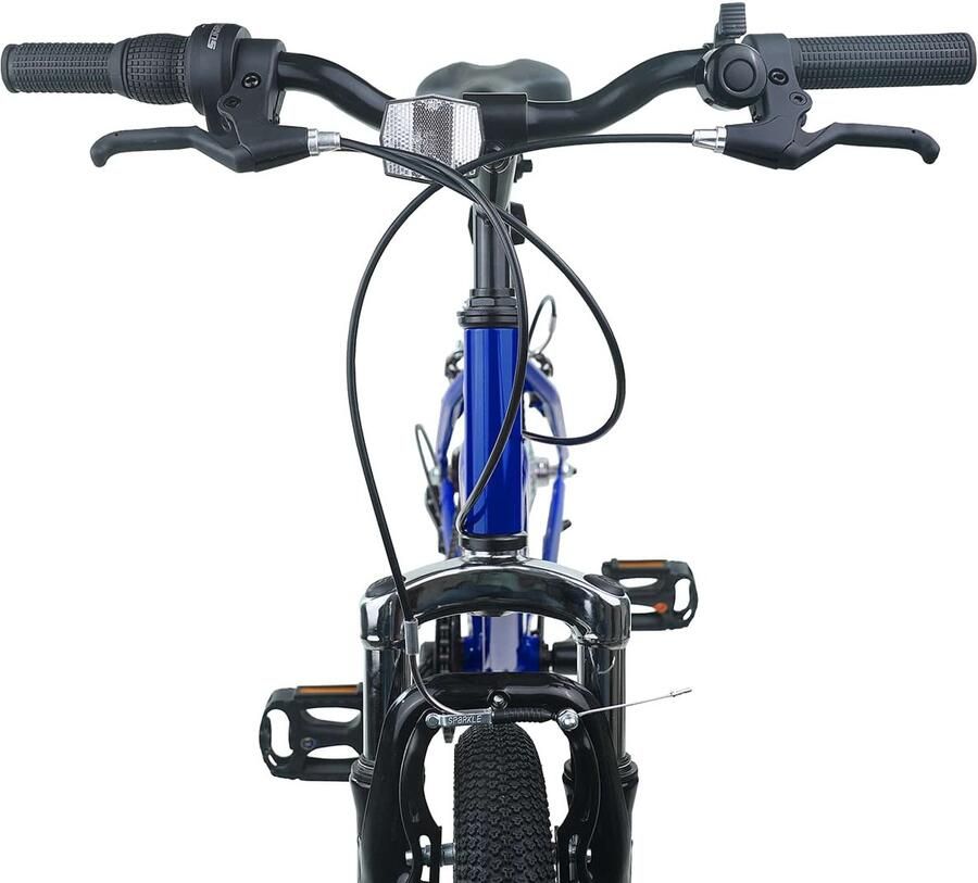 VidaXL Kinderfiets 20 Inch 6-Speed voor 6-11 jaar oud Donkerblauw - Foto 2