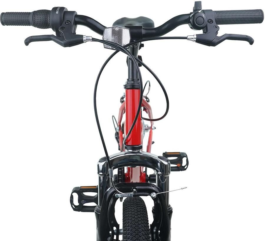 VidaXL Kinderfiets 20 Inch 6-Speed voor 6-11 jaar oud Rood