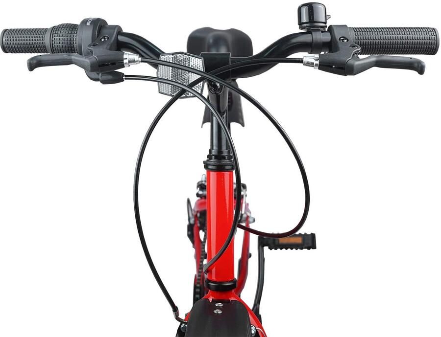 VidaXL Kinderfiets 20 Inch 6-Speed voor 6-11 jaar oud Rood - Foto 2