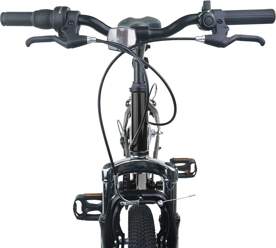 VidaXL Kinderfiets 20 Inch 6-Speed voor 6-11 jaar oud Zwart - Foto 2