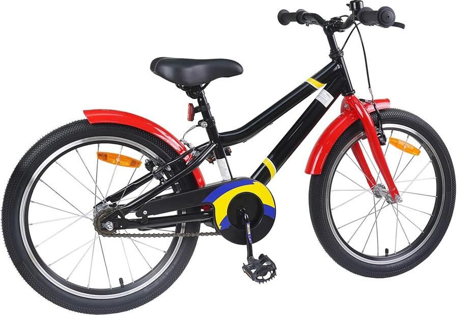 VidaXL Kinderfiets 20 Inch voor 6-11 jaar oud Blauw wit - Foto 3