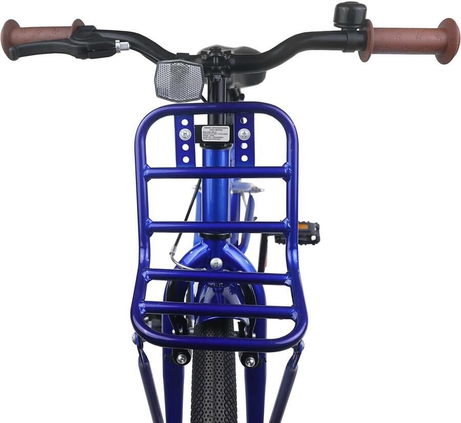 VidaXL Kinderfiets 20 Inch voor 6-11 jaar oud Donkerblauw