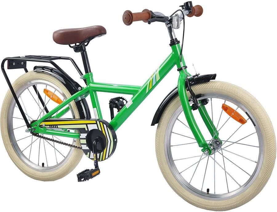 VidaXL Kinderfiets 20 Inch voor 6-11 jaar oud Groen