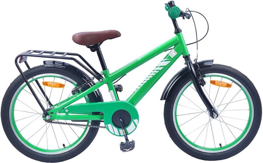 VidaXL Kinderfiets 20 Inch voor 6-11 jaar oud Groen - Foto 2