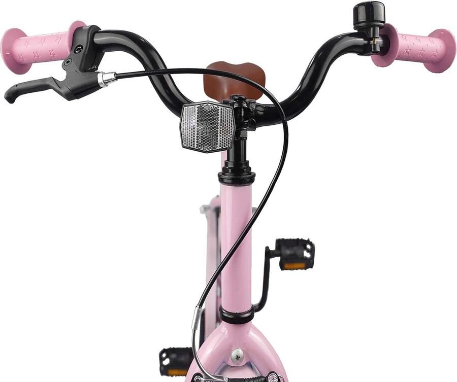 VidaXL Kinderfiets 20 Inch voor 6-11 jaar oud Licht Roze