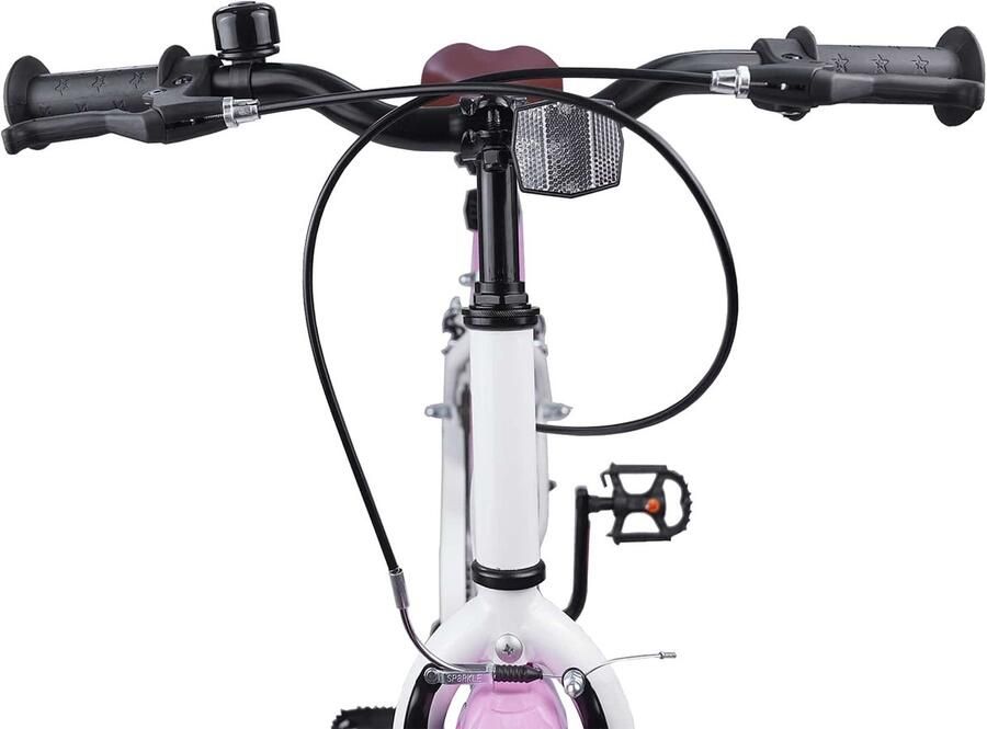 VidaXL Kinderfiets 20 Inch voor 6-11 jaar oud Licht Roze