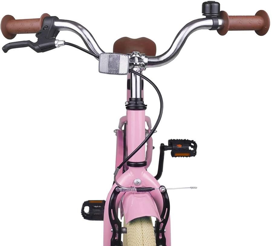 VidaXL Kinderfiets 20 Inch voor 6-11 jaar oud Licht Roze - Foto 2