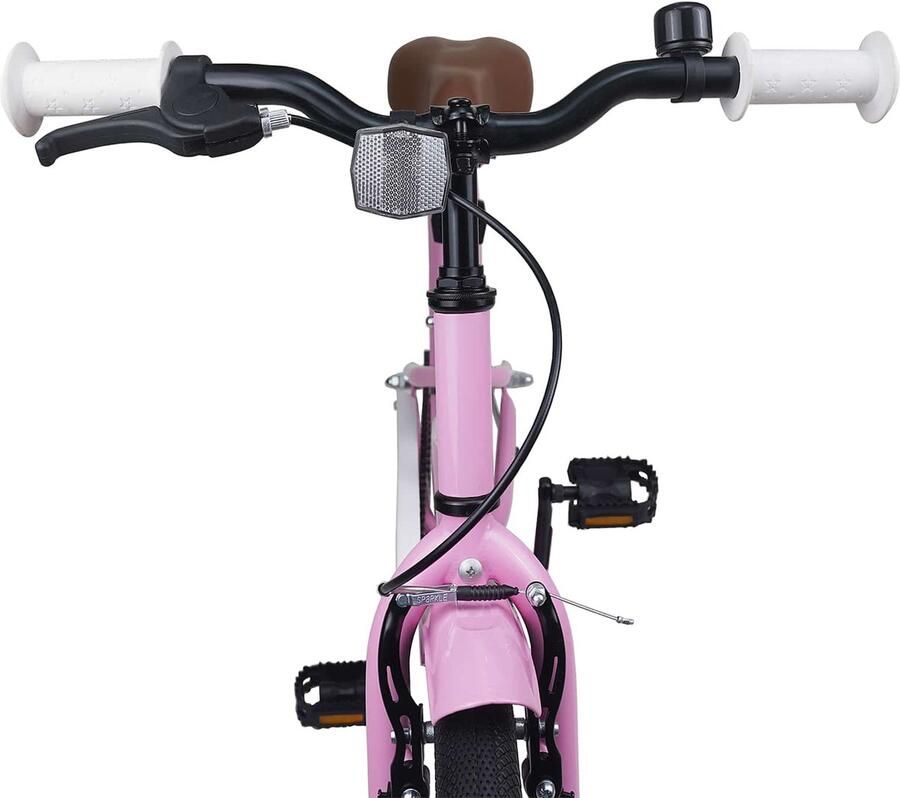 VidaXL Kinderfiets 20 Inch voor 6-11 jaar oud Licht Roze