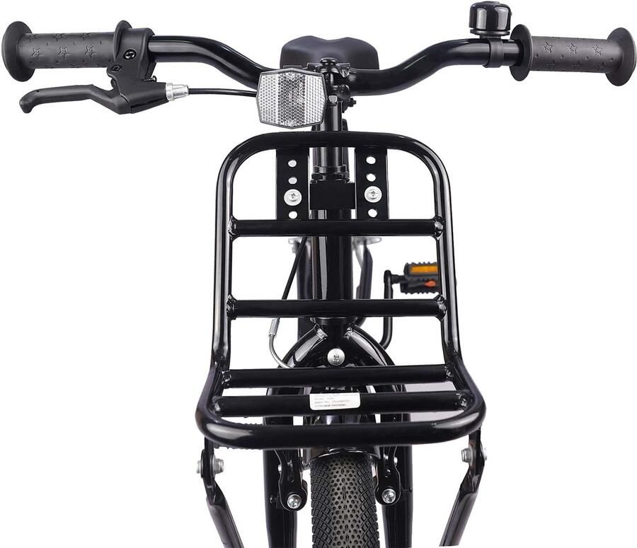 VidaXL Kinderfiets 20 Inch voor 6-11 jaar oud Oranje Zwart