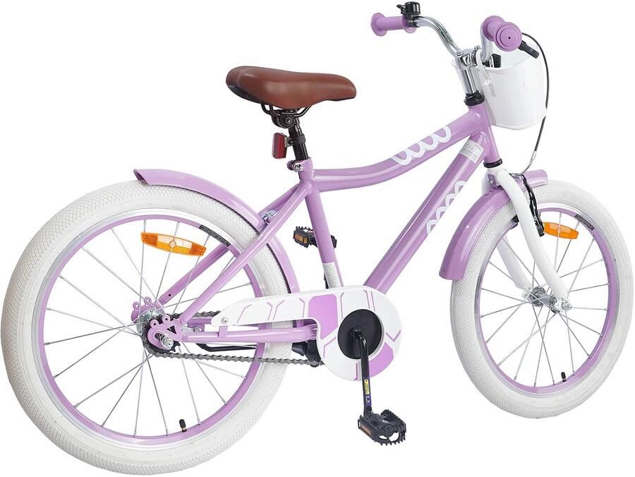 VidaXL Kinderfiets 20 Inch voor 6-11 jaar oud Paars